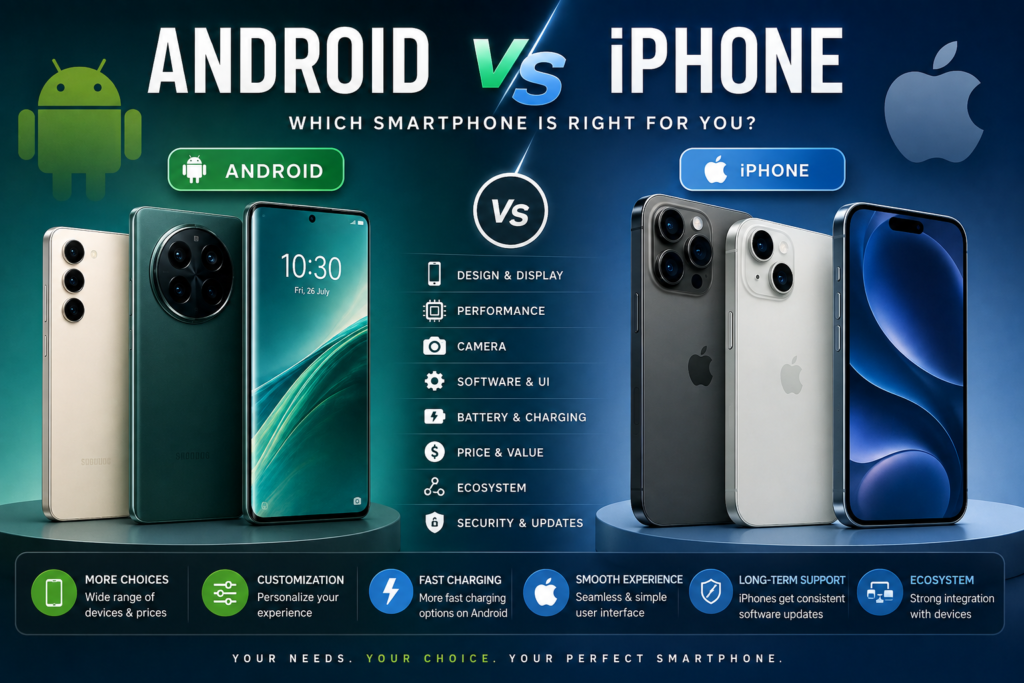 Smartphones: Android vs iPhone – Which One Is Better for You?