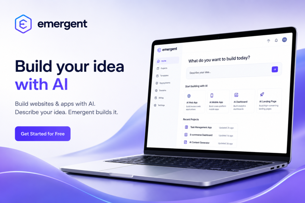 Build Your Next App With AI: Why Emergent Is Changing How People Create Software